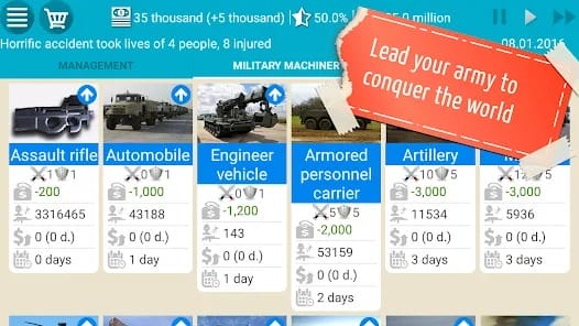 President Simulator MOD APK 1.0.30 (Unlimited Money) Android