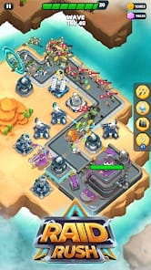 Raid Rush Tower Defense TD MOD APK 1.224 (Unlimited Money) Android