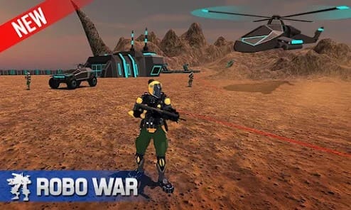 Robot Gun Shooting Games War MOD APK 1.2.3 (Unlimited Money) Android