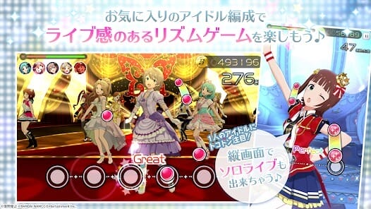 THE IDOLM STER MILLION LIVE theater days MOD APK 6.0.151 (God Mode Auto Dance) Android