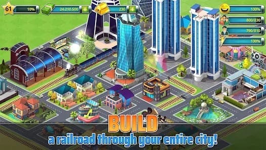 Town Building Games Tropic Ci MOD APK 1.5.0 (Unlimited Money Gold) Android