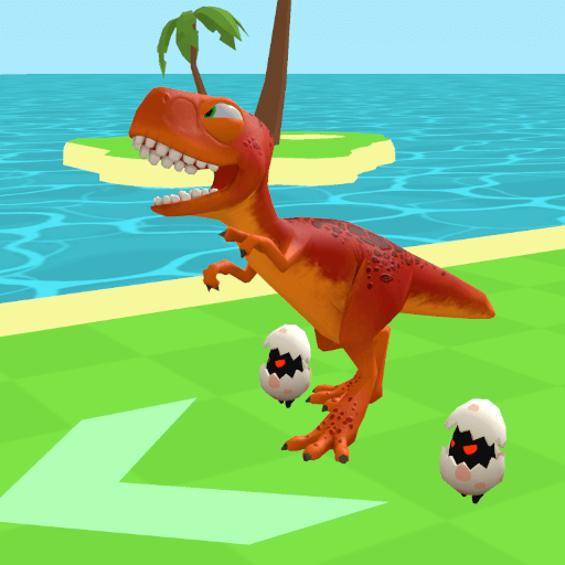 Dino Run Idle MOD APK 0.2.5 (Dumb Enemy Free Upgrade Evolve) Android screenshot