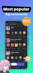 999K Anime Stickers WASticker MOD APK 6.1 (Premium Unlocked) Android