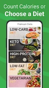 Calorie Counter MyNetDiary MOD APK 8.8.6 (Premium Unlocked) Android