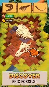 Dino Quest 2 Dinosaur Fossil MOD APK 1.23.8 (Unlimited Money) Android
