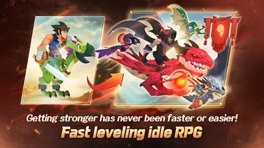 Dragon Rider Idle MOD APK 1.0.0 (Unlimited Gems High Attack) Android