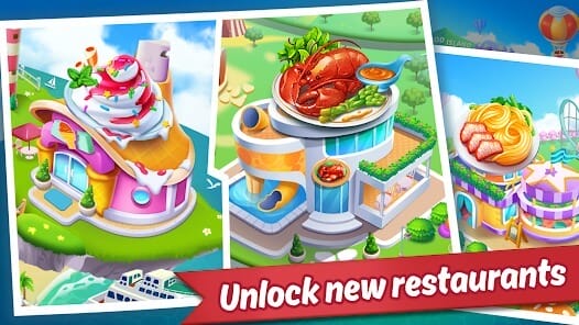 Food Island Cook Restaurant MOD APK 1.0.8 (Unlimited Money Energy) Android
