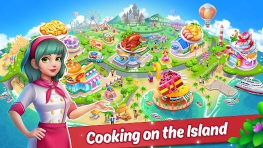 Food Island Cook Restaurant MOD APK 1.0.8 (Unlimited Money Energy) Android