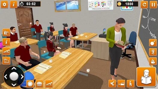 High School Teacher Games Life MOD APK 1.12.1 (Unlock All Levels) Android