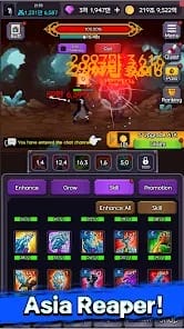IDLE Reaper AFK action RPG MOD APK 1.0.09 (Free In App Purchase Damage Defense Multiplier) Android