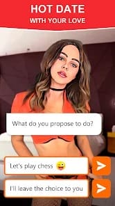 Love Chat Virtual Dating Game MOD APK 1.062 (Unlimited Diamonds) Android