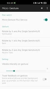 Micro Gesture MOD APK 5.7.7 (Premium Unlock) Android
