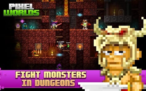 Pixel Worlds MMO Sandbox MOD APK 1.8.00 (Mega Menu) Android