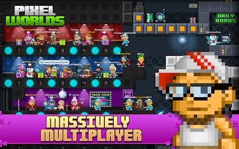 Pixel Worlds MMO Sandbox MOD APK 1.8.00 (Mega Menu) Android