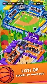 Sports City Tycoon Idle Game MOD APK 1.20.12 (Unlimited Money) Android