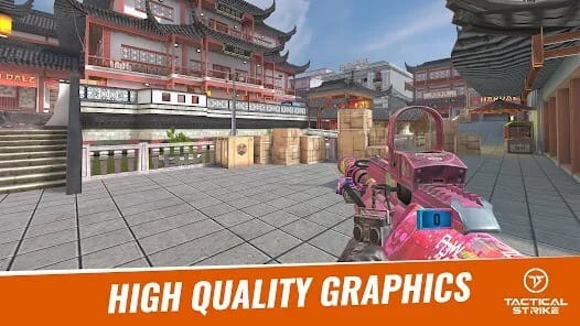 Tactical Strike 3D Online FPS MOD APK 0.34.0 (Mega Menu) Android