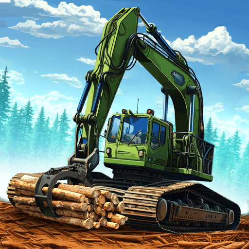 Mega Harvester Lumber Factory MOD APK 1.0.7 (Unlimited Money) Android icon