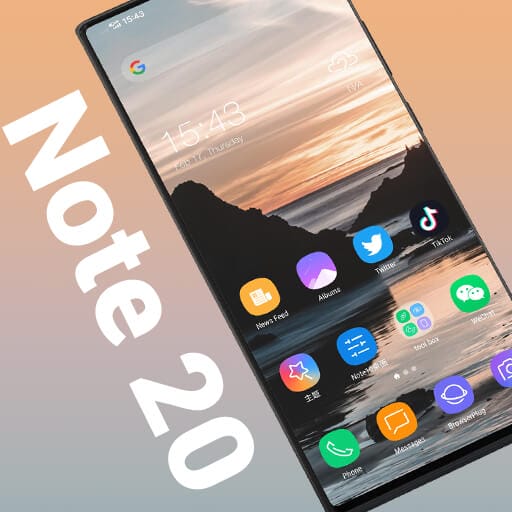 Note Launcher Galaxy Note20 MOD APK 9.1 (Premium Unlocked) Android screenshot